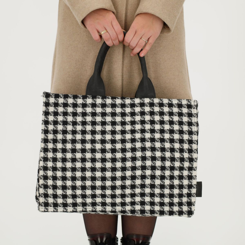 Dámska kabelka čierno-biela Annella