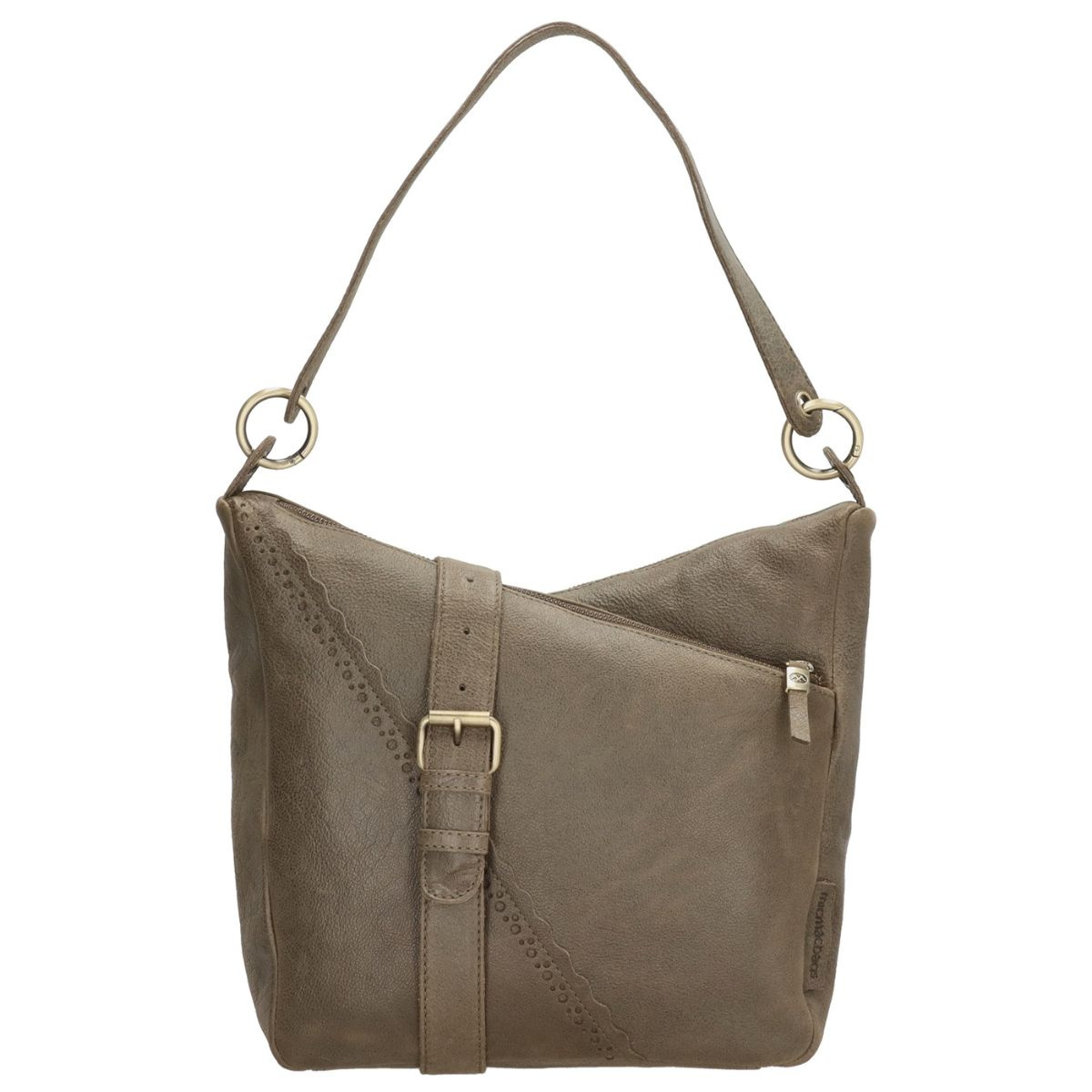 Dámska kožená kabelka olivová Arista