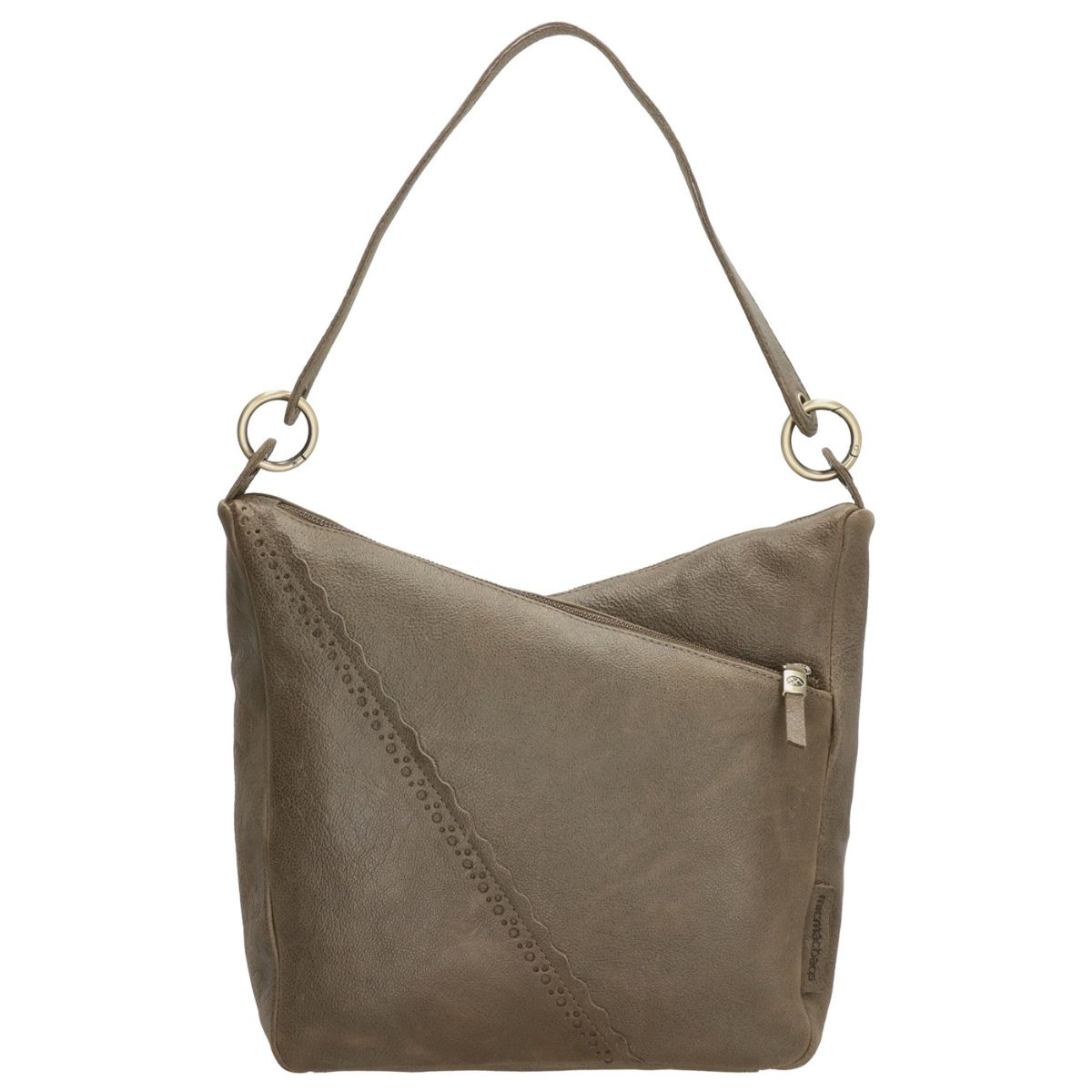 Dámska kožená kabelka olivová Arista