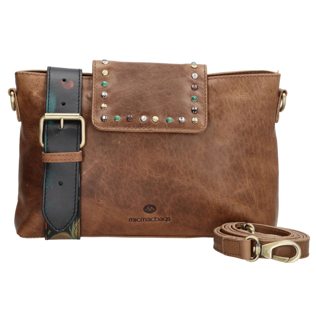 Dámska kožená kabelka piesková Arlea