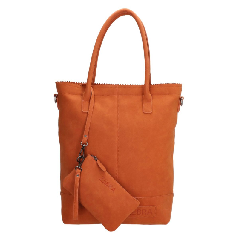 Dámska kabelka na rameno tehlová Devona