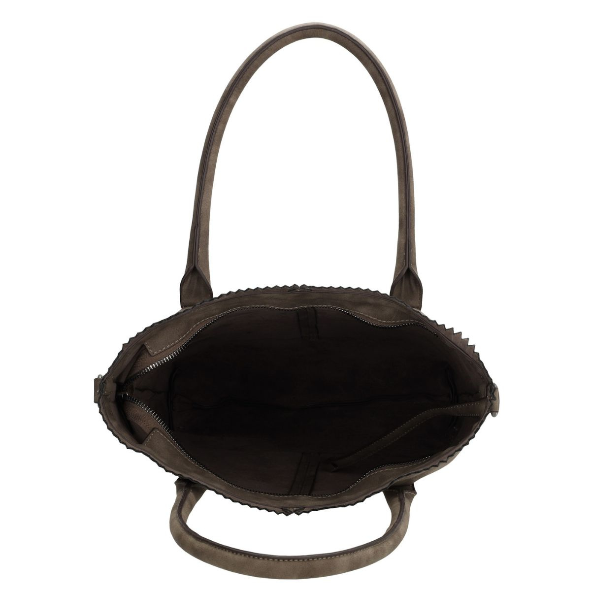 Dámska kabelka na rameno tmavohnedá Devona