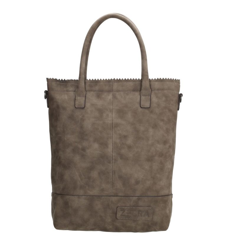 Dámska kabelka na rameno tmavohnedá Devona