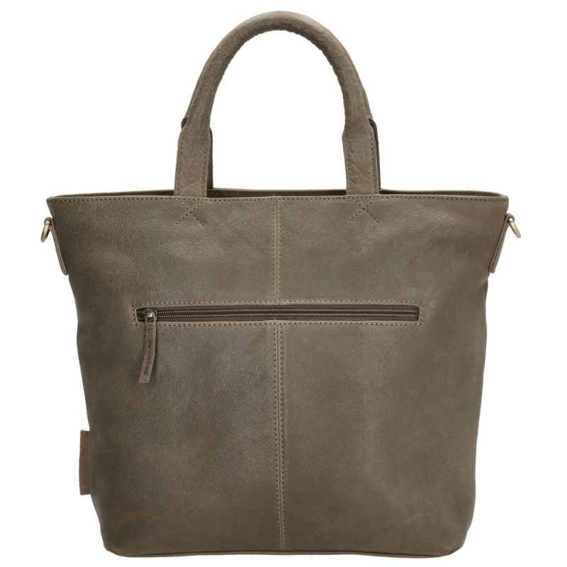 Dámska kožená kabelka olivová Diona