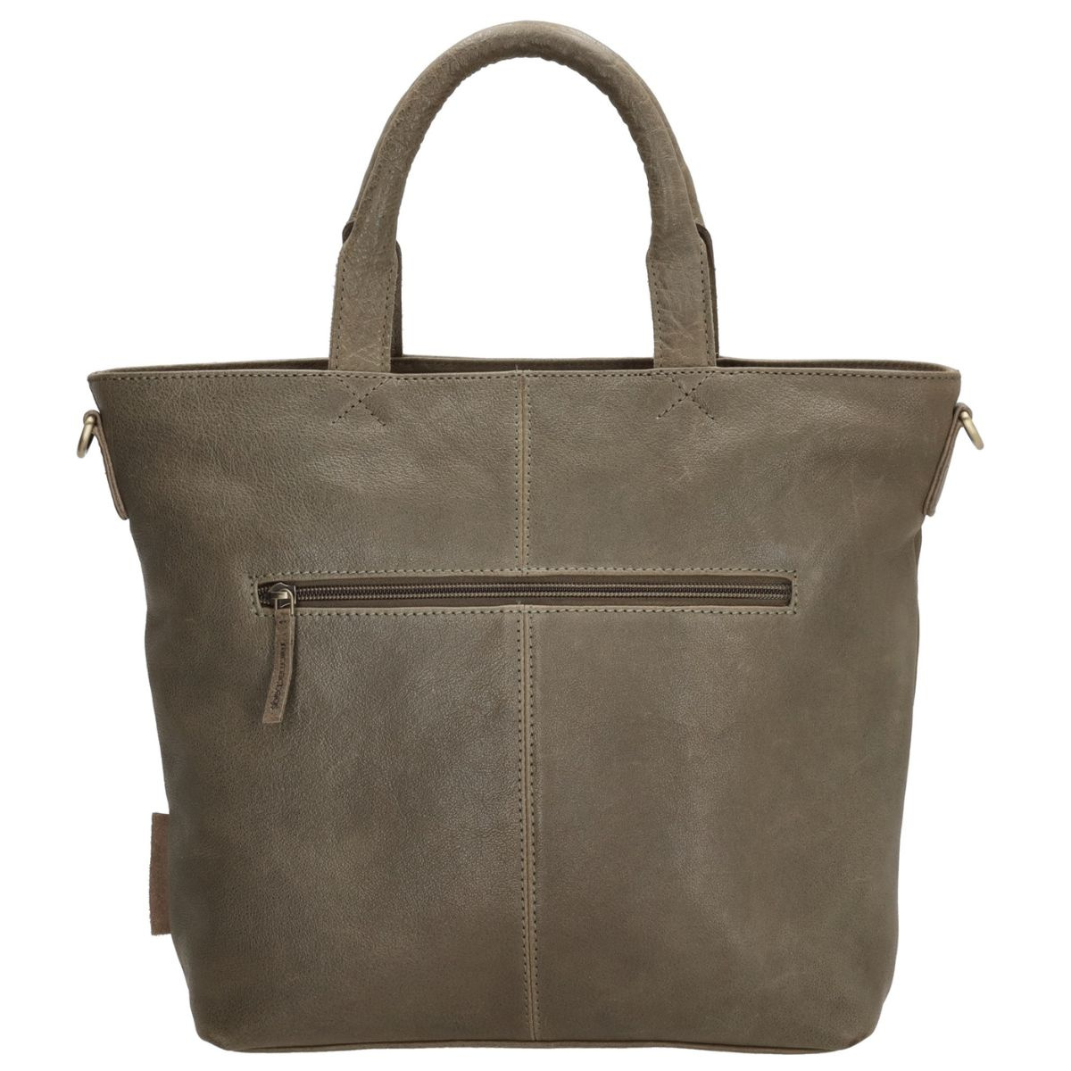 Dámska kožená kabelka olivová Diona