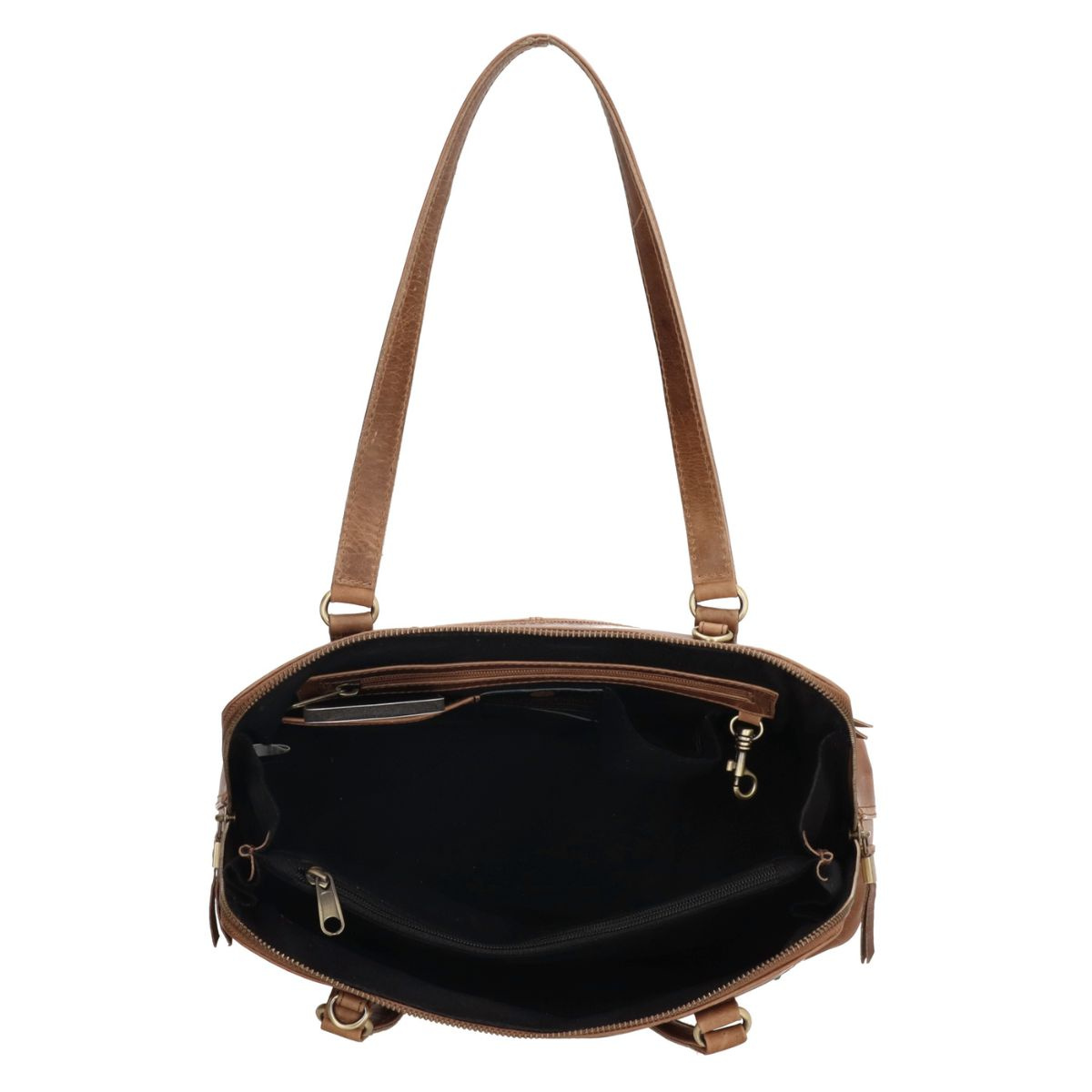 Dámska kožená kabelka piesková Edena