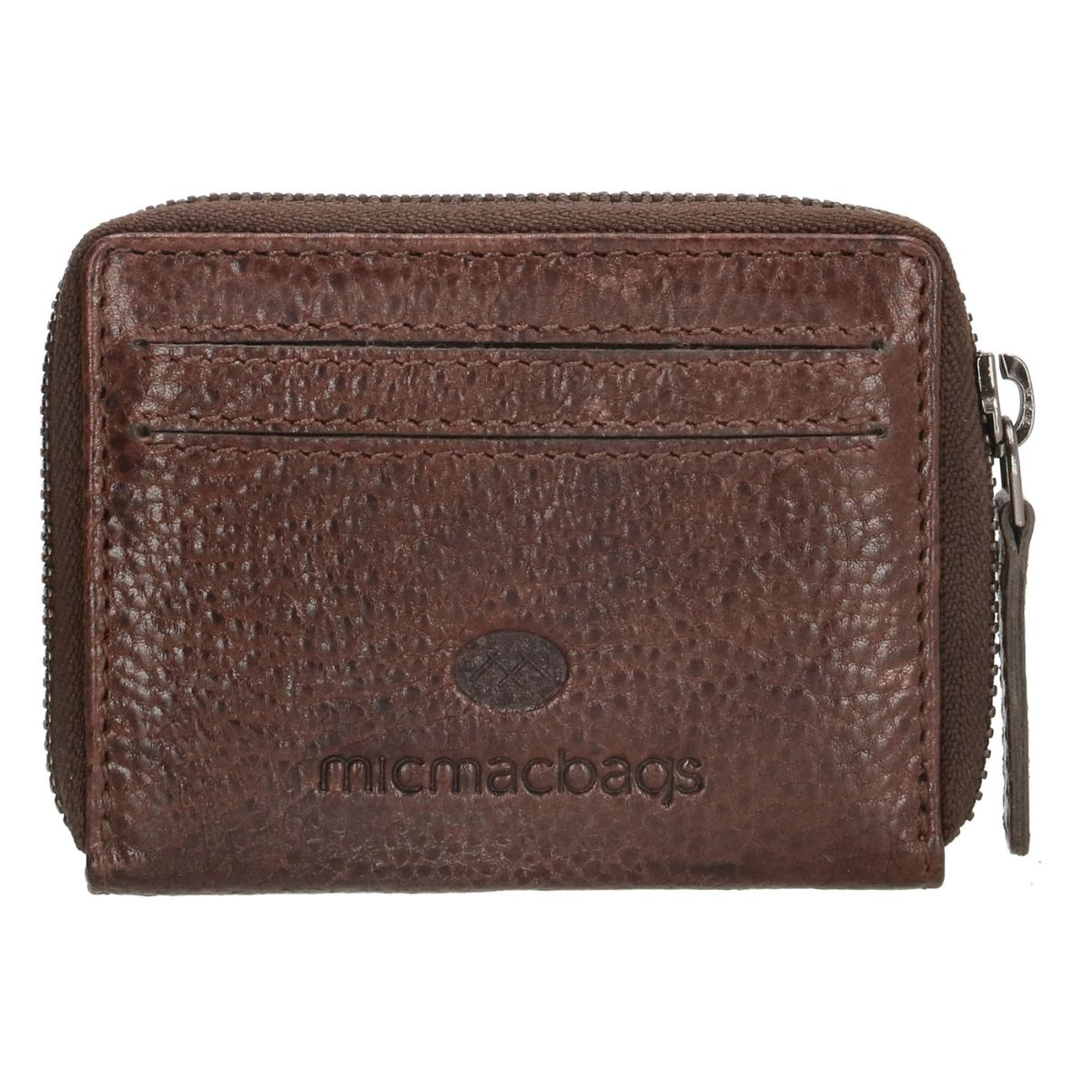 Dámska kožená peňaženka tmavohnedá Edna