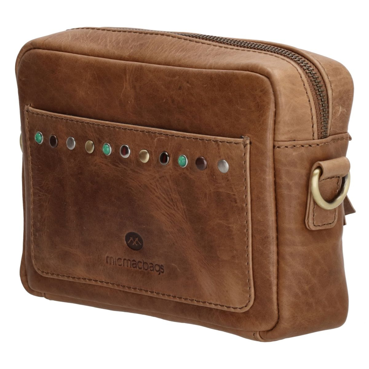 Dámska kožená kabelka piesková Lovella