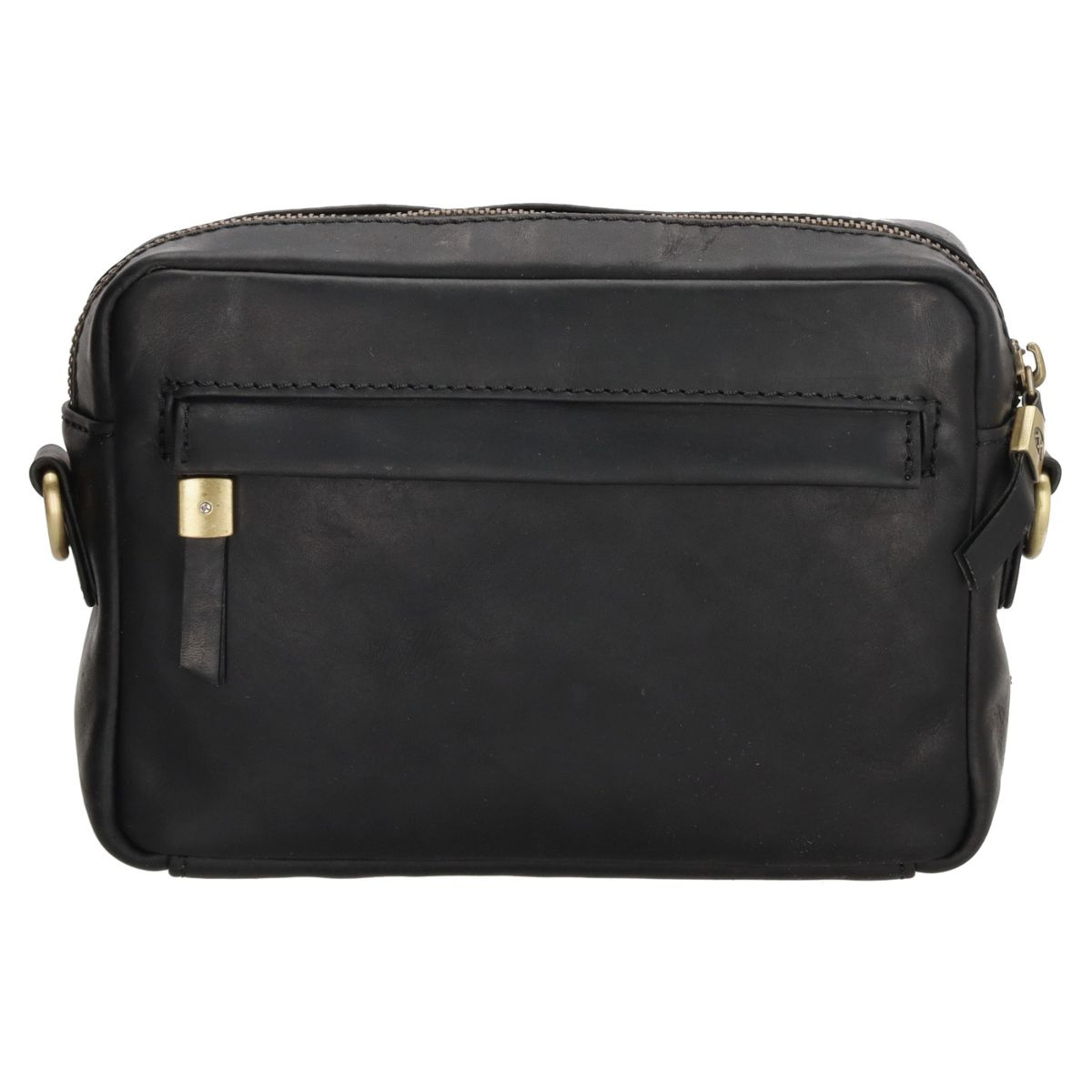 Dámska kožená kabelka čierna Lovella