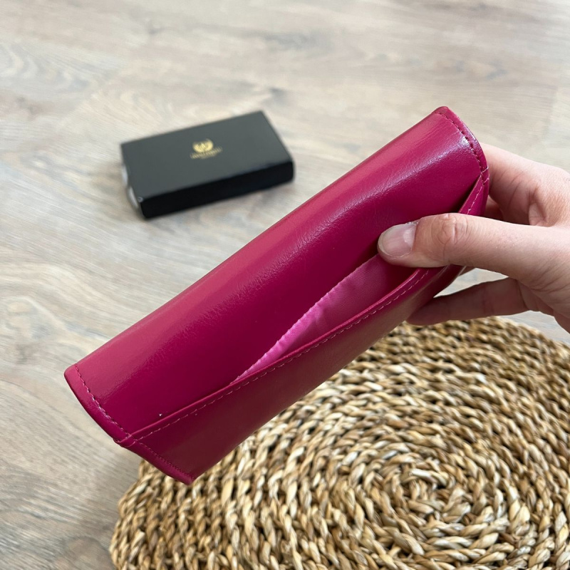 Dámska kožená peňaženka ružová ALETTA