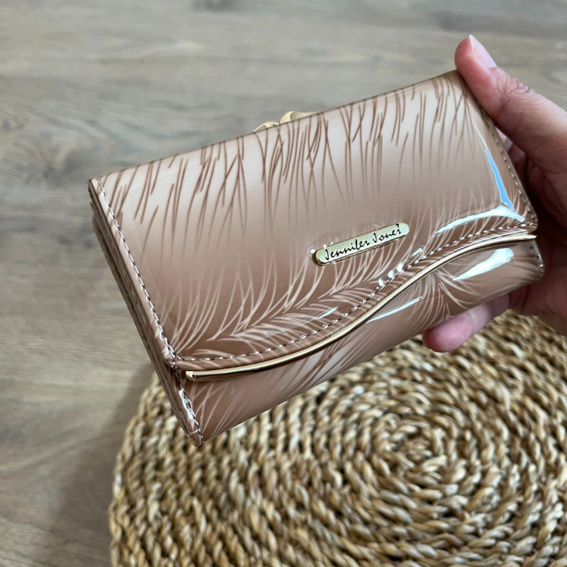 Dámska kožená peňaženka béžová SKYLA