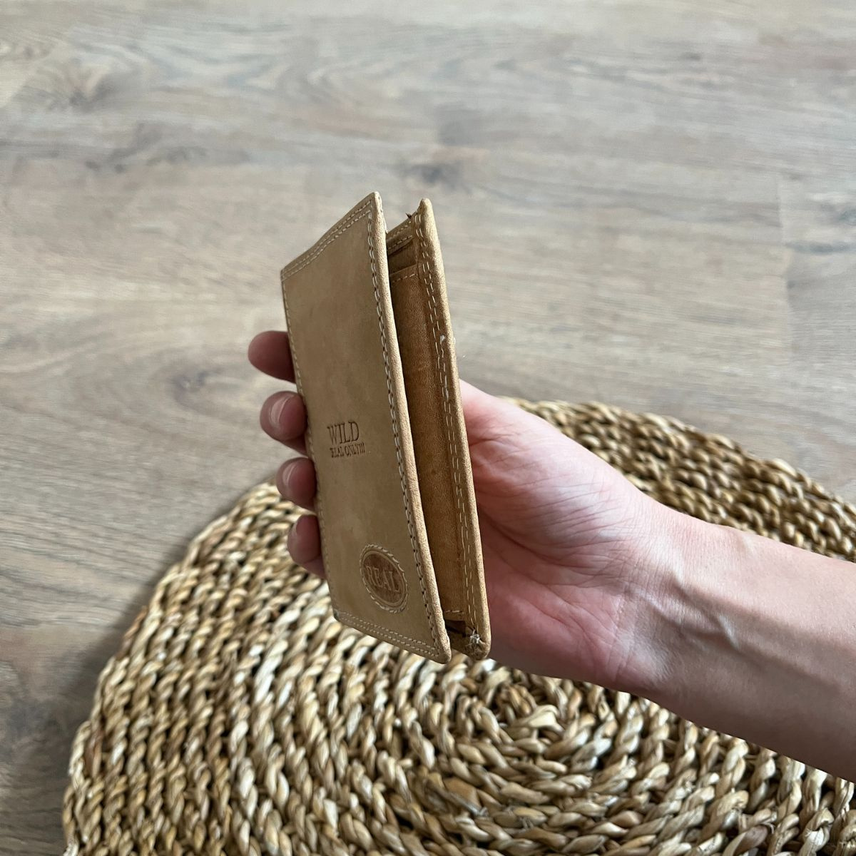 Pánska kožená peňaženka tan ATTIS