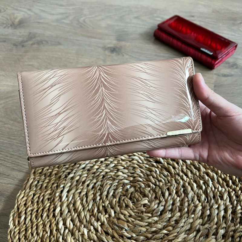 Dámska kožená peňaženka béžová BALERE