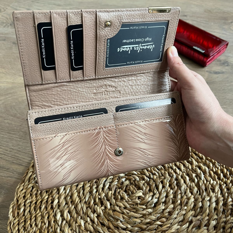 Dámska kožená peňaženka béžová BALERE