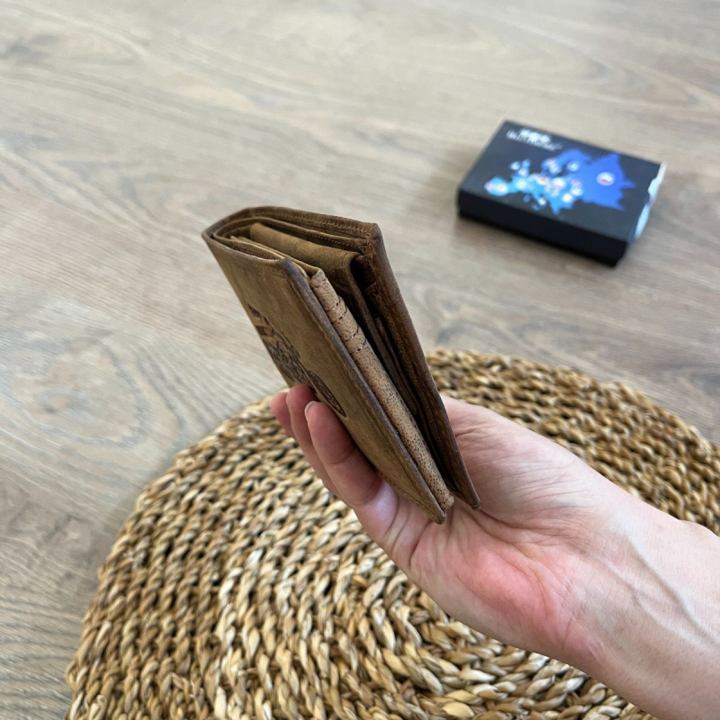 Pánska kožená peňaženka hnedá TARIK