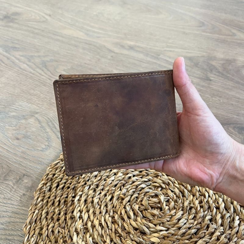 Pánska kožená peňaženka hnedá TARIK