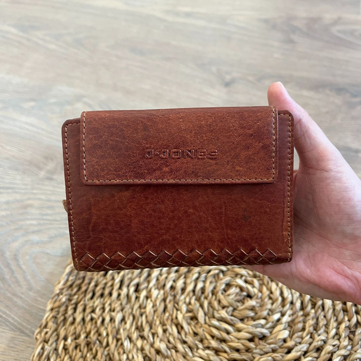 Dámska kožená peňaženka koňaková ADINA