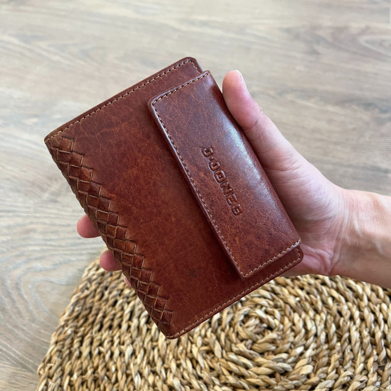 Dámska kožená peňaženka koňaková ADINA