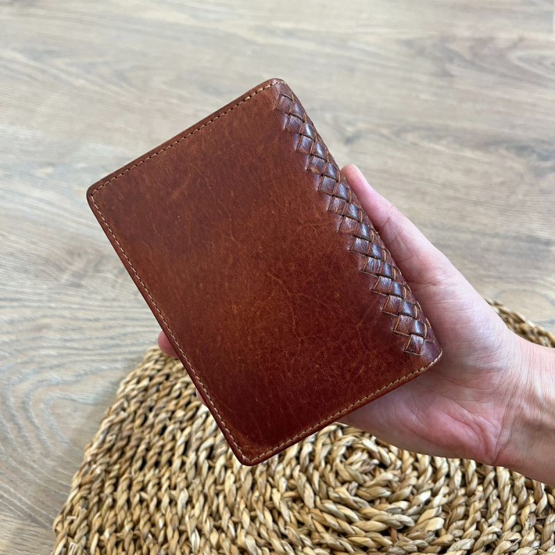 Dámska kožená peňaženka koňaková ADINA