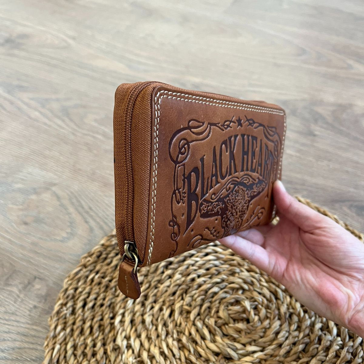 Dámska kožená peňaženka tan NIKITA