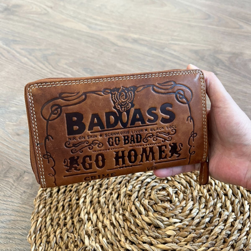 Dámska kožená peňaženka tan NIKITA