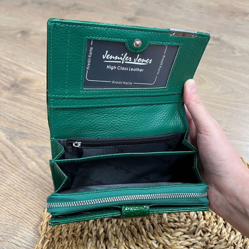 Dámska kožená peňaženka zelená ZAFIRA