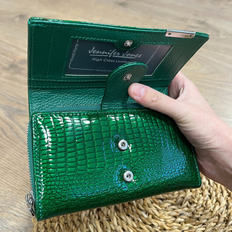 Dámska kožená peňaženka zelená ZAFIRA