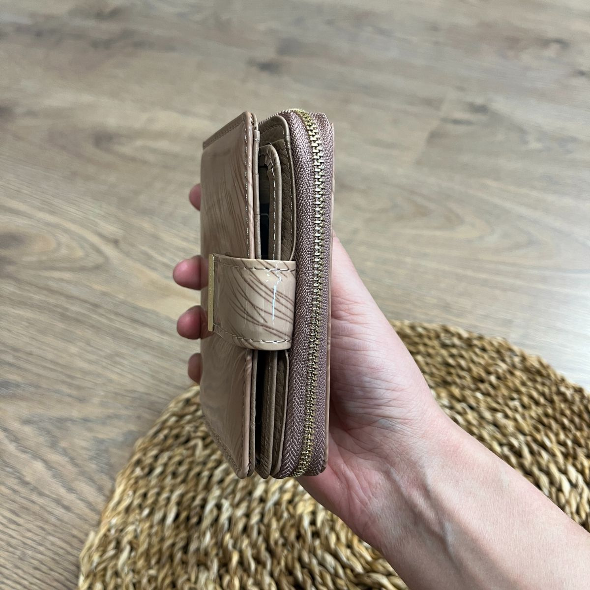 Dámska kožená peňaženka béžová SIENA