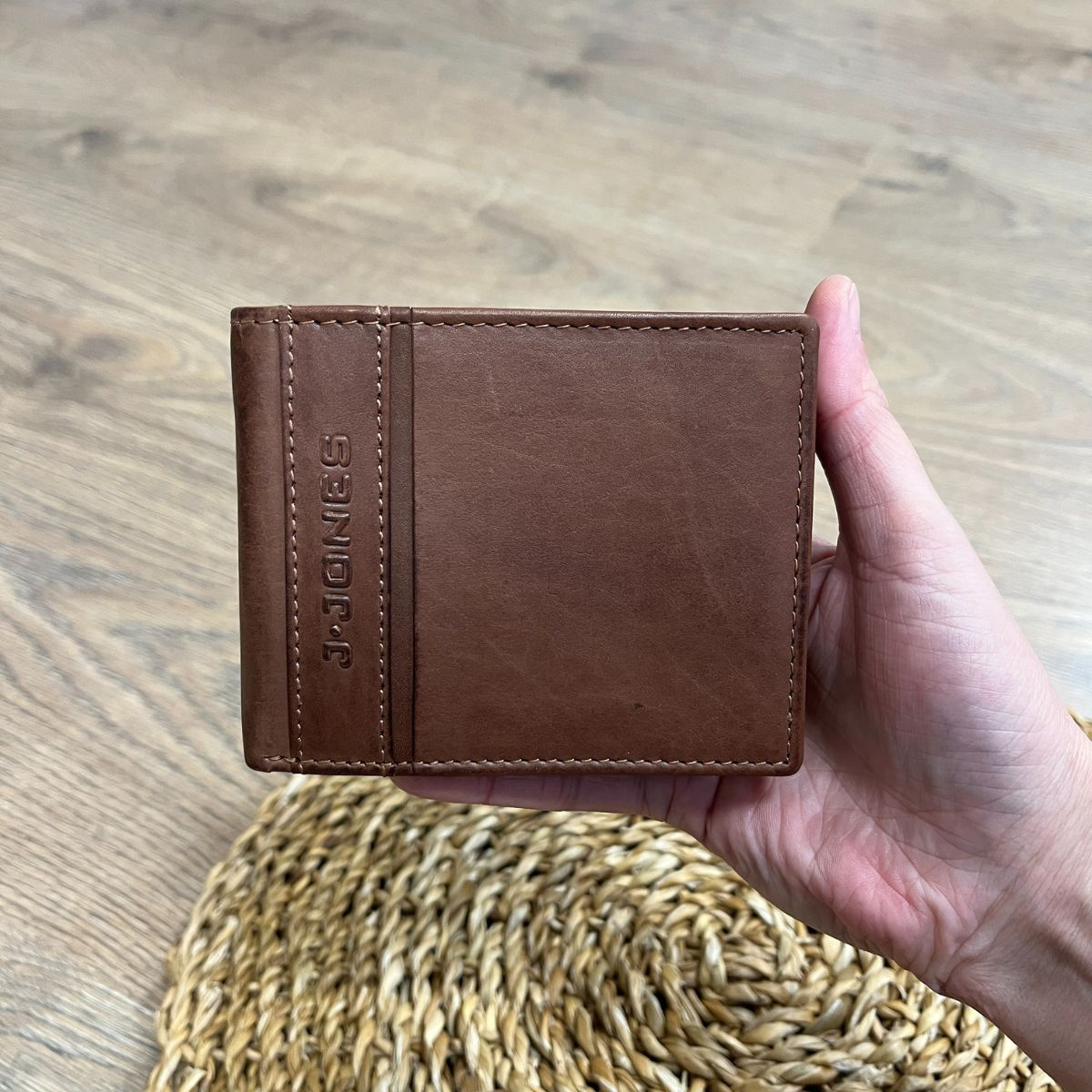 Pánska kožená peňaženka hnedá EDVIN