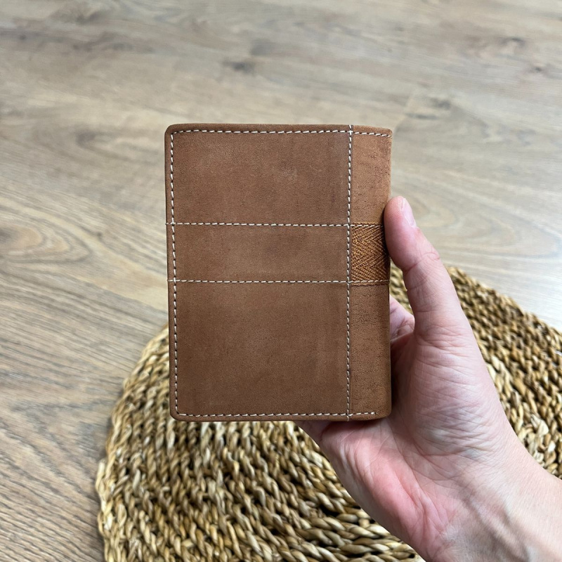 Pánska kožená peňaženka tan TARAS