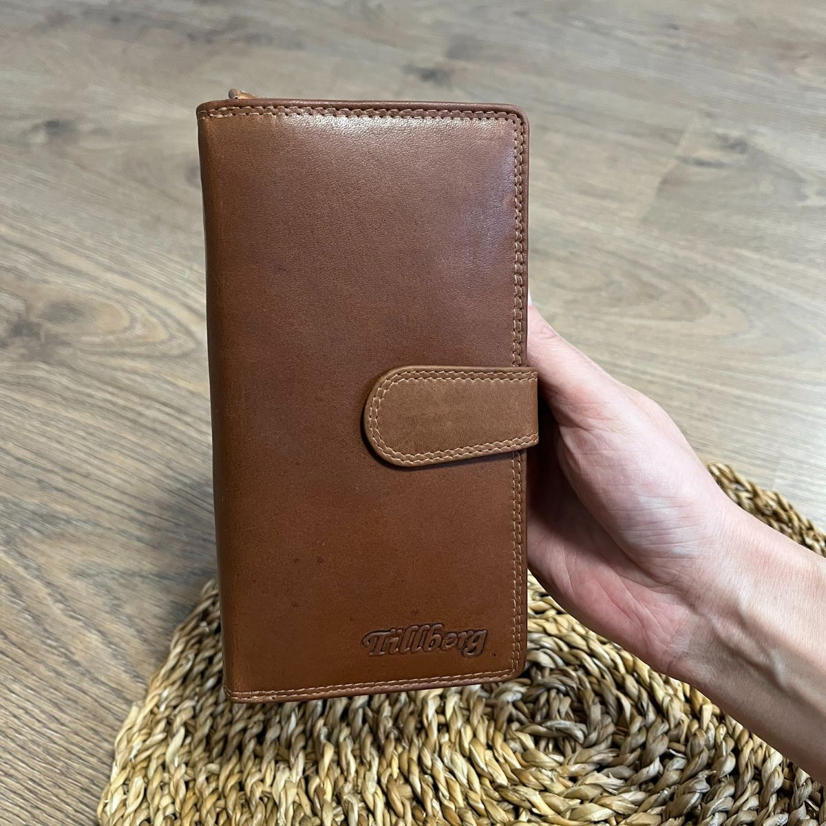 Dámska kožená peňaženka tan XENIA