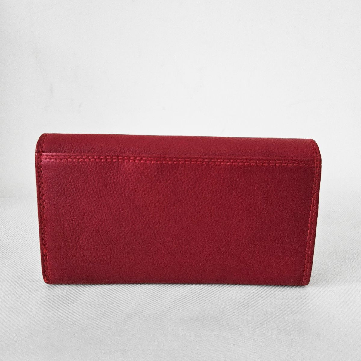 Červená dámska kožená peňaženka KAYLA