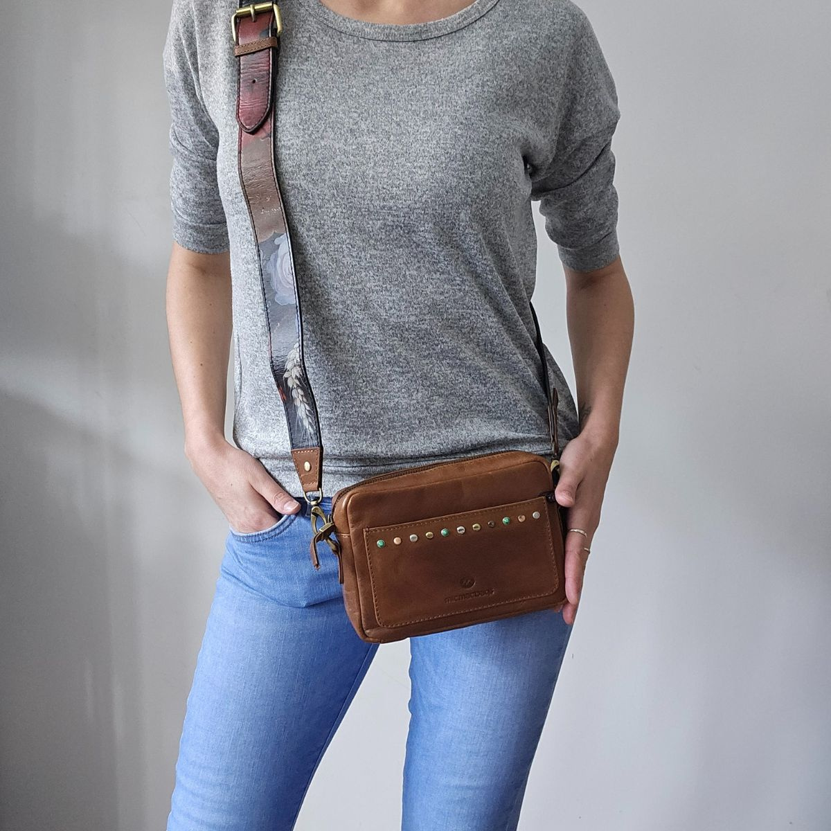 Dámska kožená kabelka piesková Lovella