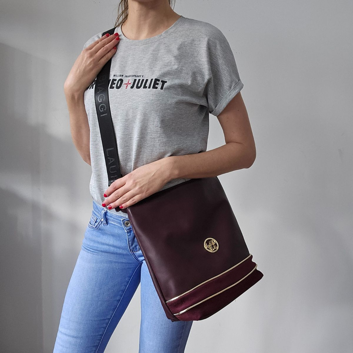 Dámska kabelka bordová FRIDA