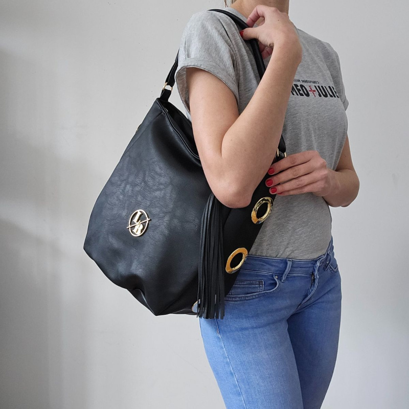 Dámska kabelka čierna VALENCIA