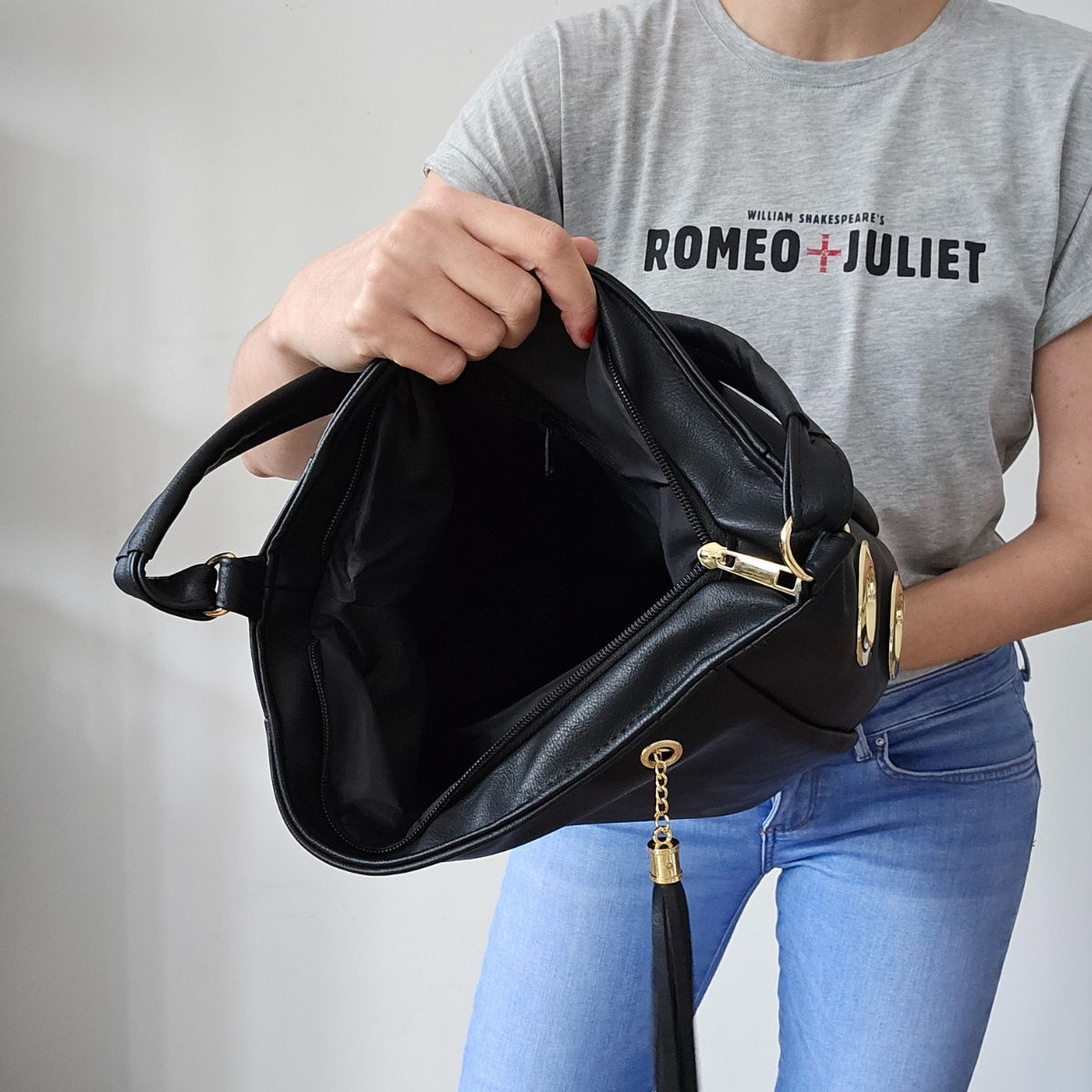 Dámska kabelka čierna VALENCIA