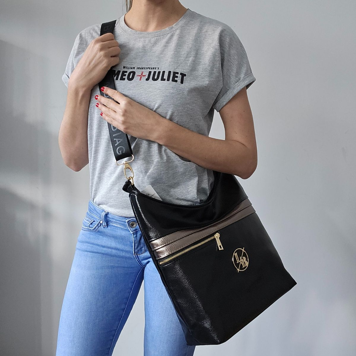 Dámska kabelka čierna FLORENCIA