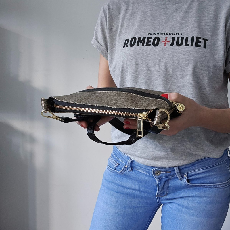 Dámska crossbody kabelka zlatá IBIZA