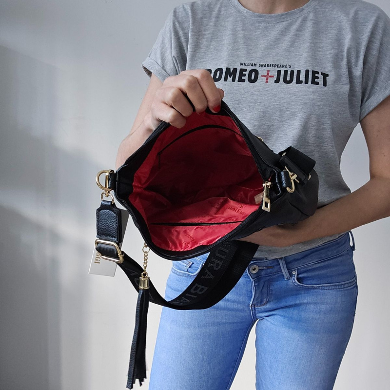 Dámska crossbody kabelka čierna MADEIRA