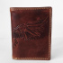 Tmavohnedá ( gaštanovohnedá alebo mashroom hnedá ) pánska kožená peňaženka GRANT-II.