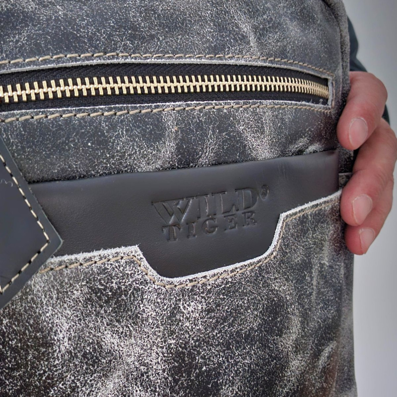 Pánska kožená crossbody taška DEVIN