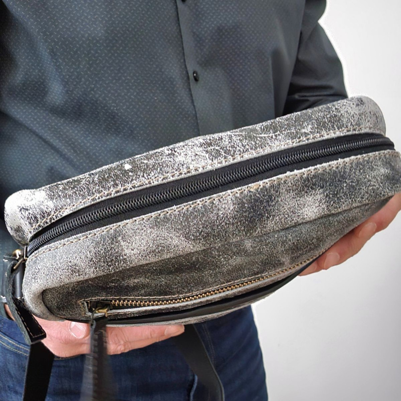 Pánska kožená crossbody taška DEVIN