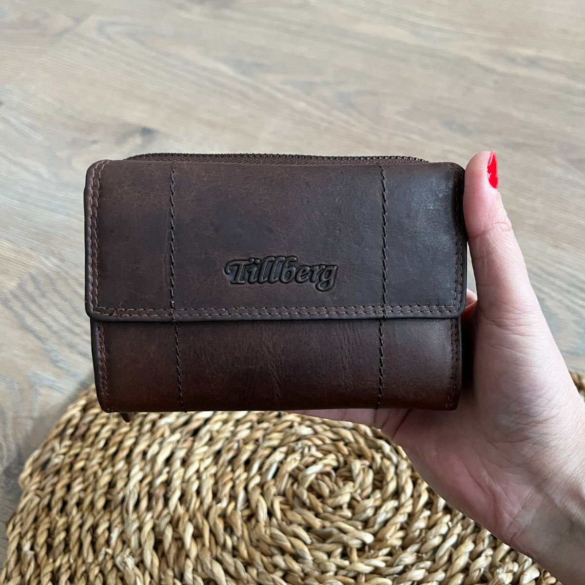 Dámska kožená peňaženka koňaková Tania