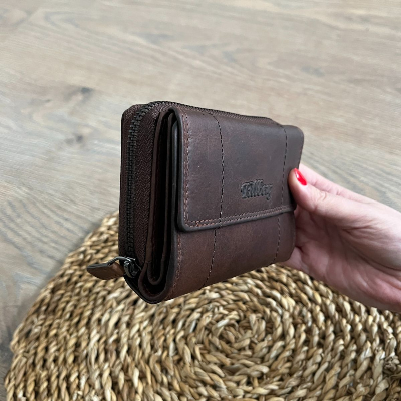 Dámska kožená peňaženka koňaková Tania