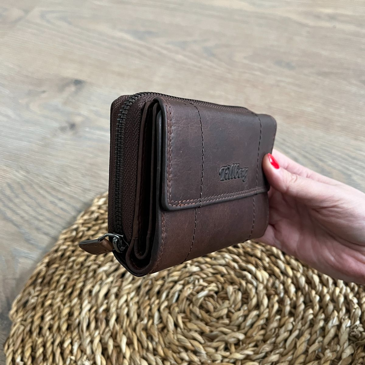 Dámska kožená peňaženka koňaková Tania