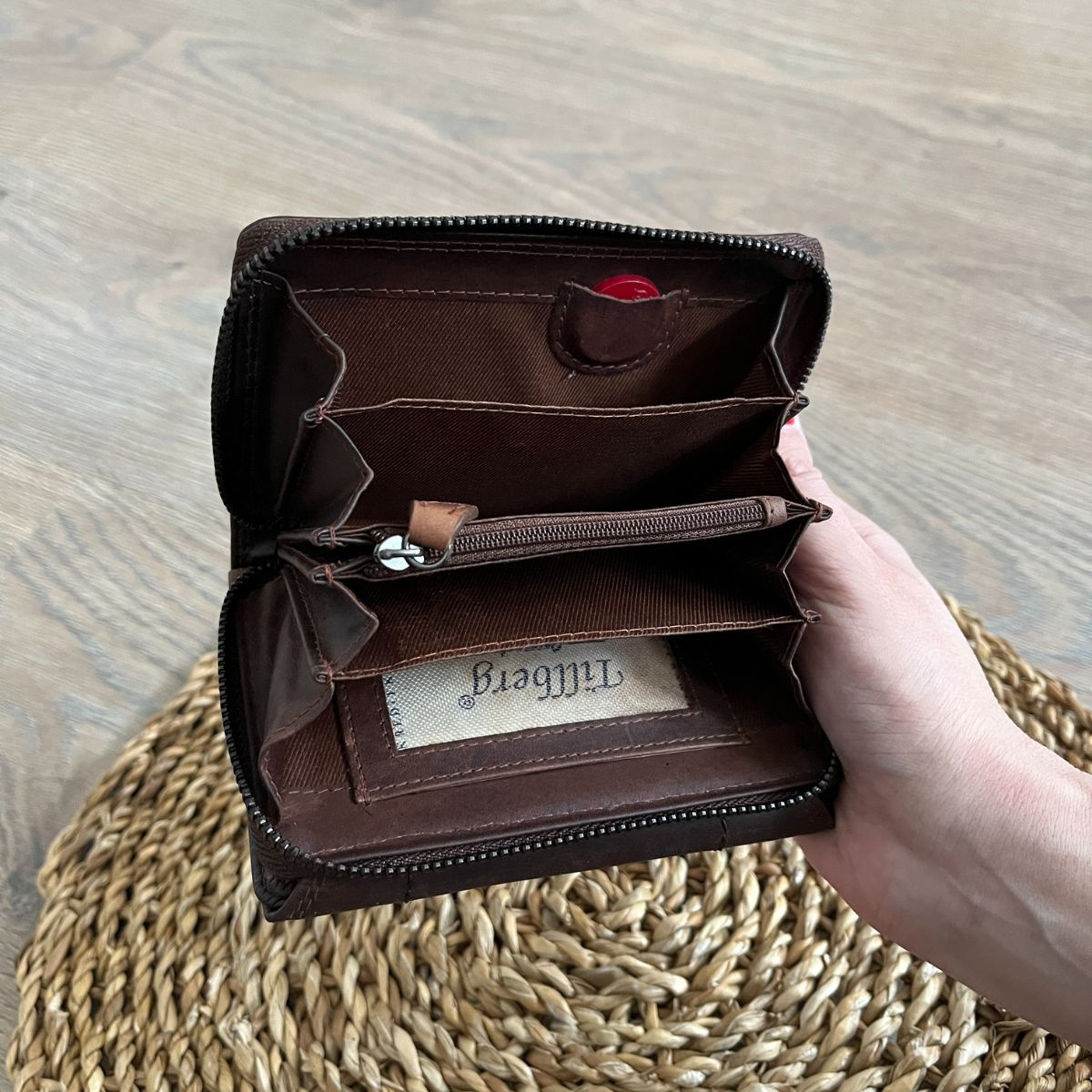 Dámska kožená peňaženka koňaková Tania