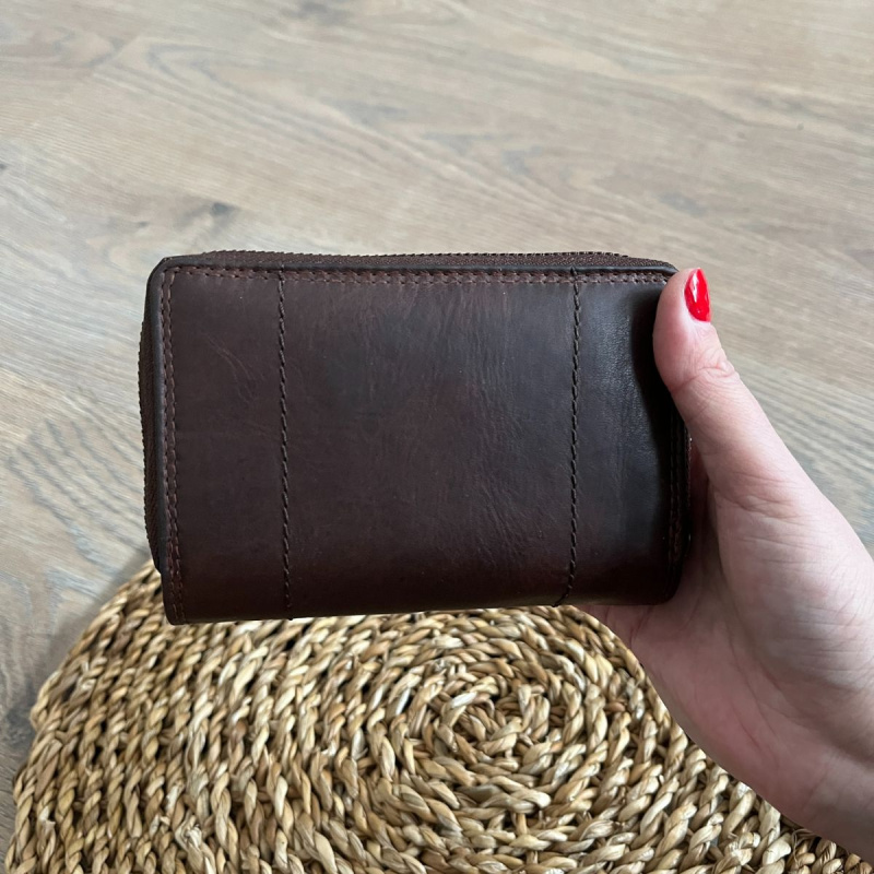 Dámska kožená peňaženka koňaková Tania