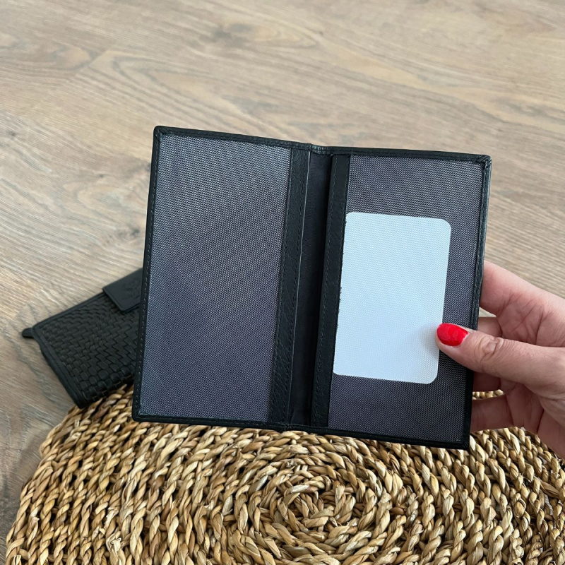 Dámska kožená peňaženka čierna DESIRE