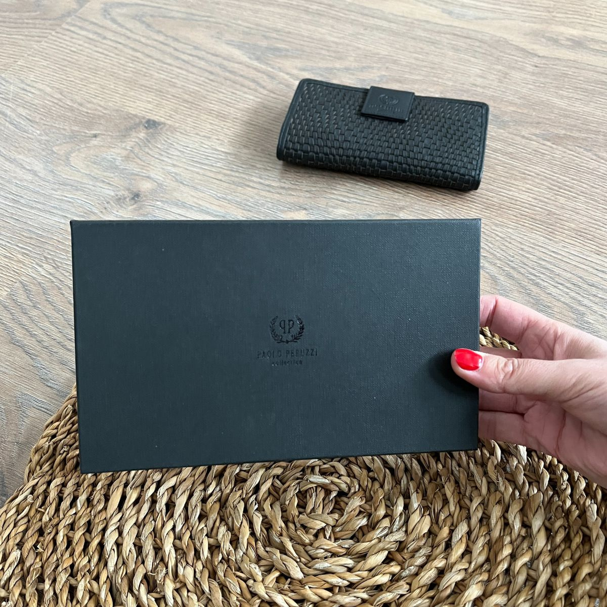 Dámska kožená peňaženka čierna DESIRE