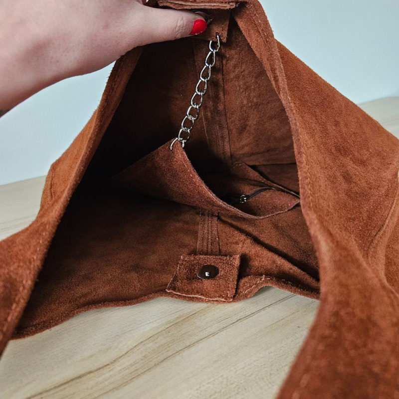 SEMIŠOVÁ KABELKA NA RAMENO